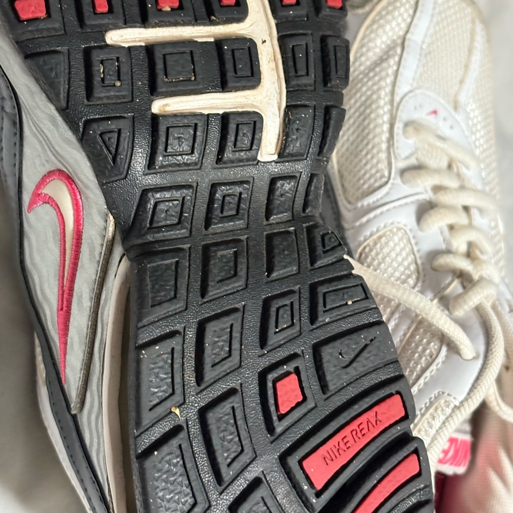 Nike White and Silver Sneakers - Picture 4 of 8